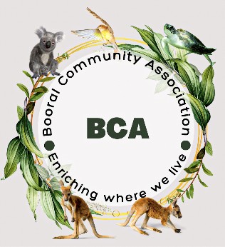 Link to the home page of the Booral Community Association website